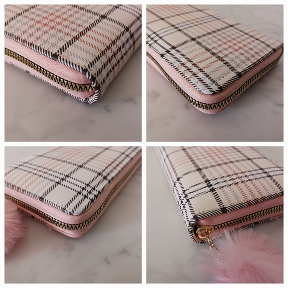 Boutique Plaid Design Wallet - Picture 4 of 7